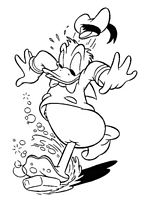 kolorowanki Kaczor Donald od Walt Disney - malowanki do wydruku numer  55